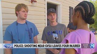 Shooting near GVSU campus leaves four injured