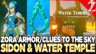 All Zora Armor, Clues to the Sky, Sidon & The Water Temple - Tears of the Kingdom Walkthrough Part 3