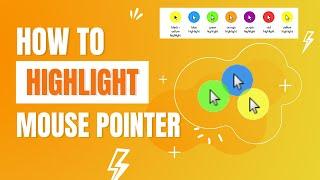 HIGHLIGHT MOUSE POINTER | Mouse properties Windows 10 | Find your cursor