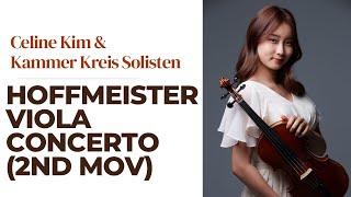 Hoffmeister Viola Concerto - Second Movement - Celine Kim (15 yrs) with Kammer Kreis Solisten