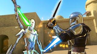 The Mandalorian FIGHTS General Grievous - Blade and Sorcery VR Mods