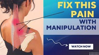 Spinal Manipulation adjustment to a VERY stiff neck (cervical spine)...!!