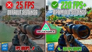 Delta Force - Best Settings to Fix Lags and Stutter on ANY PC! | Max FPS Guide 