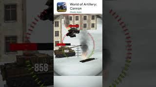 World Of Artillery: Canon Mission Defend the base #shorts