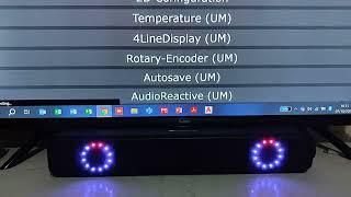 DIY modified Soundbar with integrated WLED Sound Reactive