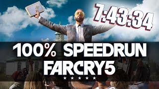 Far Cry 5 100% Speedrun 7:43:34 [WORLD RECORD]