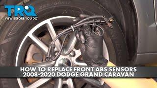 How to Replace Front ABS Sensors 2008-2020 Dodge Grand Caravan