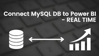 How to connect MySQL database to Power BI for Direct Query/Real Time data using the correct drivers