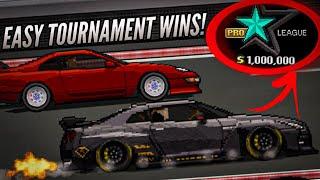 THE BEST GTR R35 BUILD IN PIXEL CAR RACER! ( Easy Tournament Wins )