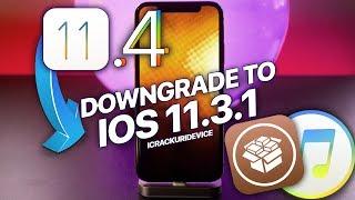 Downgrade iOS 11.4 to iOS 11.3.1 & Jailbreak Update - iPhone, iPad & iPod! (KEEP DATA)