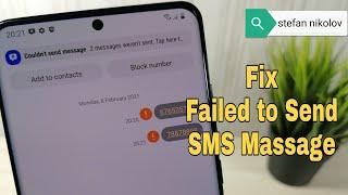 How to Fix Couldn't send Message, all phones running Android.
