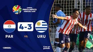 PARAGUAY vs. URUGUAY [4-3] | RESUMEN | CONMEBOL PREOLÍMPICO | FASE PRELIMINAR