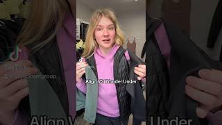 Lululemon Align VS Wunder Under Leggings #Patagonia #Lululemon #NorthFace #AllysCloset