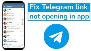 How to Fix Telegram link not opening in app?