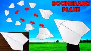 How to make a Paper Boomerang Plane | EASY | Tutorial | @TheCrazyTutorials