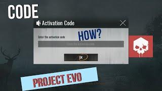 Project Evo Beta Code. All about getting it's code. Fourth Batch of code is released.