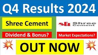 SHREE CEMENT Q4 results 2024 | SHREE CEMENT results today | SHREE CEMENT Share News | SHREE CEMENT