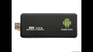 MK809III RK3188 Quad Core Android Mini PC RAM 2GB/ ROM 8GB Bluetooth Review