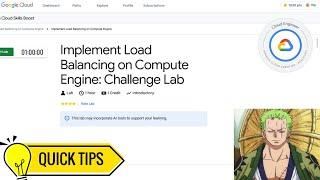 Implement Load Balancing on Compute Engine: Challenge Lab  #qwiklabs #GSP313 #google