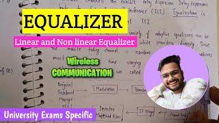 Equalizer in wireless communication | Linear and non linear Equalizer