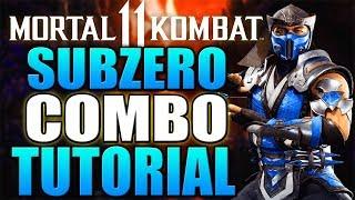 Mortal Kombat 11 Subzero Combo Tutorial - Subzero Krushing Blow Combo Guide Daryus P