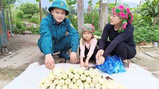 Single mom: Happy to meet a kind policeman who helps and sells corn orphaned Po