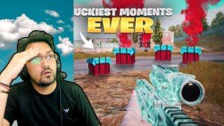 TOP 25 Luckiest Moments Ever IN PUBG MOBILE FT. Shreeman legend