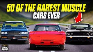 50 Rarest Muscle Cars Ever Made: Unbelievable Powerhouses That Will Blow Your Mind!/ MuscleMania