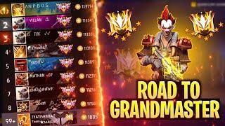 Grandmaster Road to Top-1-Garena Free Fire!! #totalgaming #gyangaming #raistar #frerfirelive