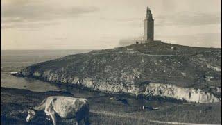 The oldest lighthouse in the world; Tower of Hercules, Giant burial mound, 1st century energy