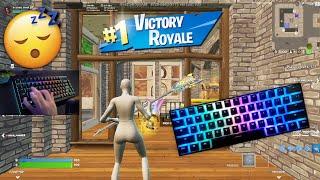 [1 HOUR] Fortnite Keyboard ASMR & Mouse Sounds Gameplay Tilted Zonewars Smooth 4K