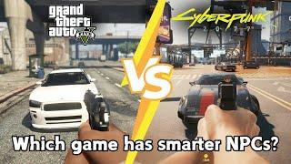 Gta V vs Cyberpunk 2077 - NPCS evolution!