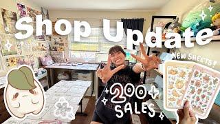 STUDIO VLOG: How I prepare for a shop update! | $$$ | what I need to improve on