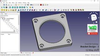 FreeCAD Training - Bracket Design 1