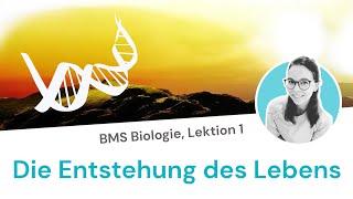 Vorschau: Großer BMS-Kurs von MedPrep -  fit für den MedAT 2025! (Biologie: Entstehung des Lebens)