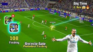 Catch Him if you Can  Big Time 108 Rated Gareth Bale Review in eFootball 25 Mobile 