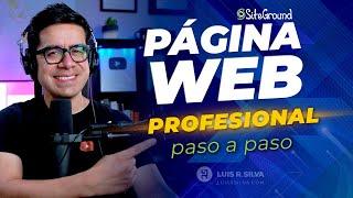 Cómo Hacer Una Página Web para mi Negocio  Curso Completo Paso a paso para principiantes 