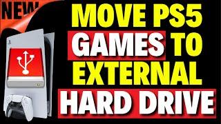 Move PS5 Games to External Hard Drive