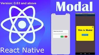 Modal in React Native |2021| tuts by TechWithYasir