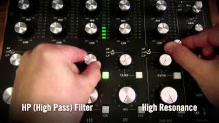 Rane MP2015 Sweep Filter Modes