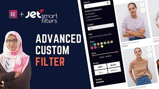 Create custom product filter woocommerce in Elementor | Crocoblock jet smart filters