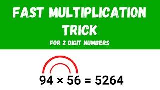 Fast Multiplication Trick For 2 Digit Numbers