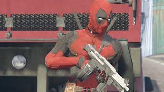 See Deadpool Show Off His Killer Moves in GTA 5! #shorts