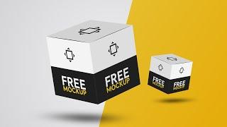 3D Packaging Box Mockup | Free Download