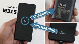 Samsung Galaxy M31s | 0%  100%  0% | Battery Charging and Battery Drain Test 