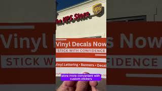 UPS   Shipping services|Custom VinylDecalsNow.com |Lehi UTAH |Vinyl Lettering | Wall Graphics |#B2B