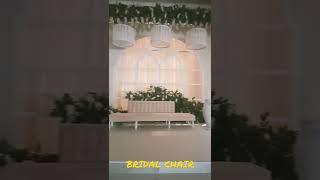 🟠 🟡 BRIDAL SOFA #howto ARRANGE  #viral#sofa#event#weddings#weddingdesign#weddingevent#hanginglight