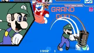 MUGEN Request #247 Super Weegee(me) vs SUPER GRAND DAD & SUPER GRAND UNCLE