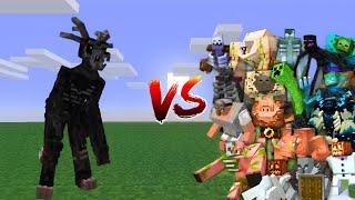 Minecraft's DEADLIEST Creature Stalker VS All Mutant Mobs! Part 1