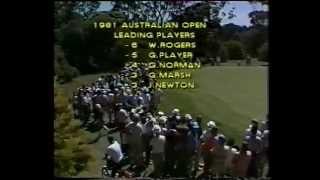 1981 Australian Open Golf won by Bill Rogers | ABC TV | Victoria Golf Club